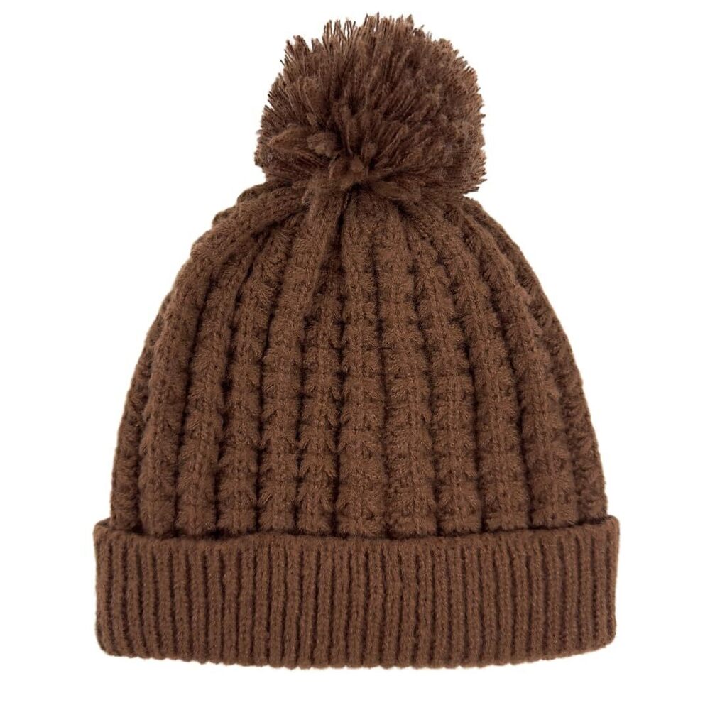 4618 Knit Hats Beanies Winter Pom Beanie or Beanies Cable Knit Beanie US